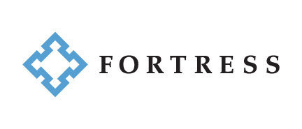 A logo for the company Fortress.